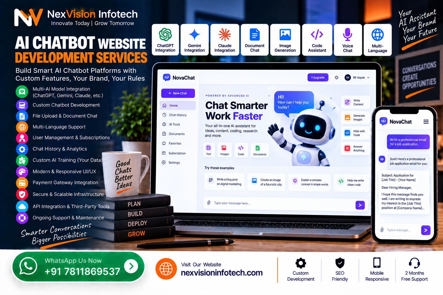 AI Chatbot Website Development Services