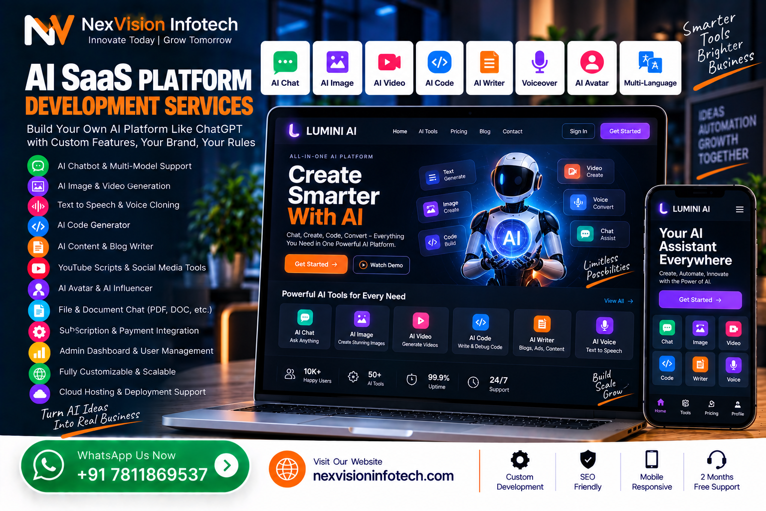 AI SaaS Platform Development Services