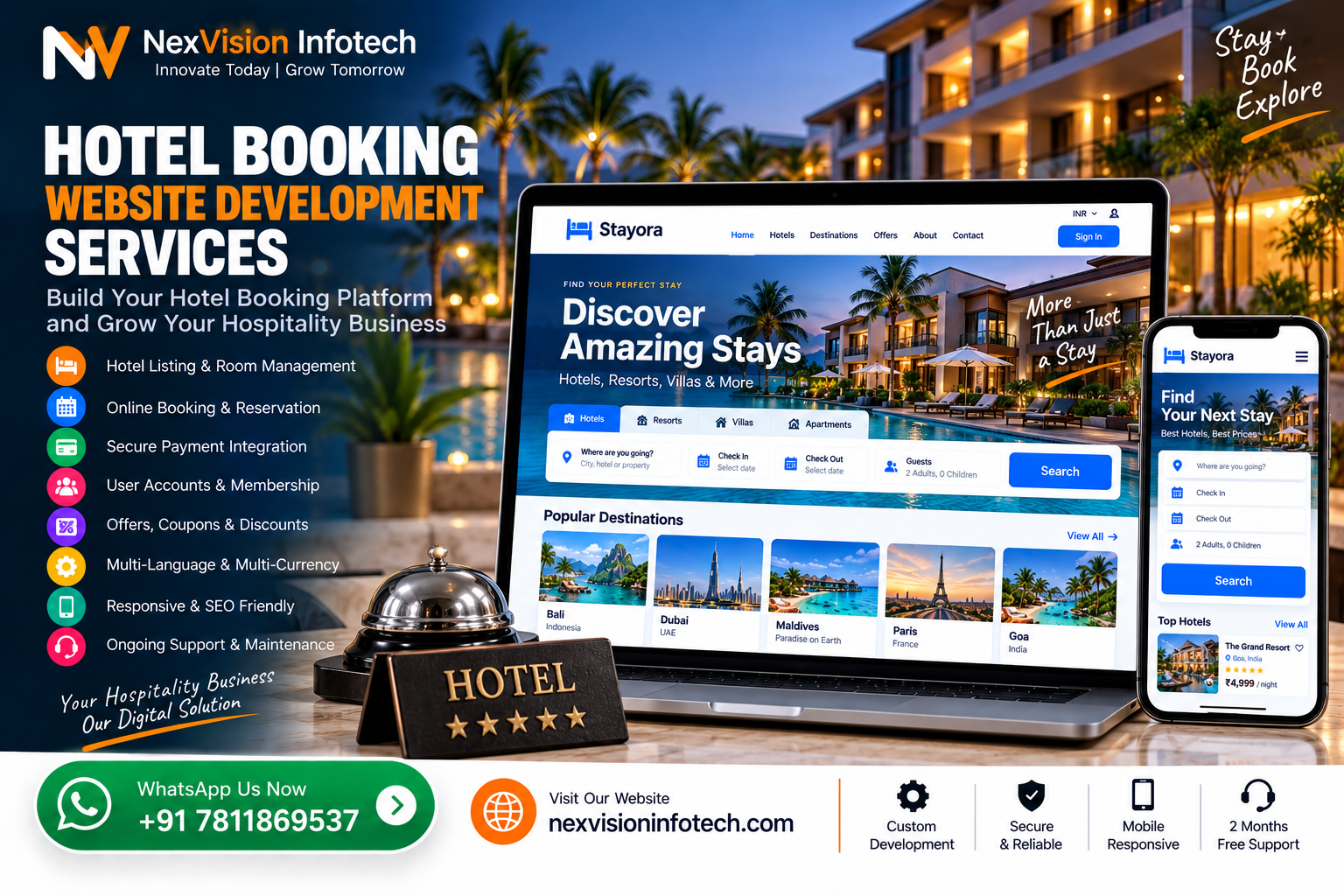 Hotel Booking Website Development