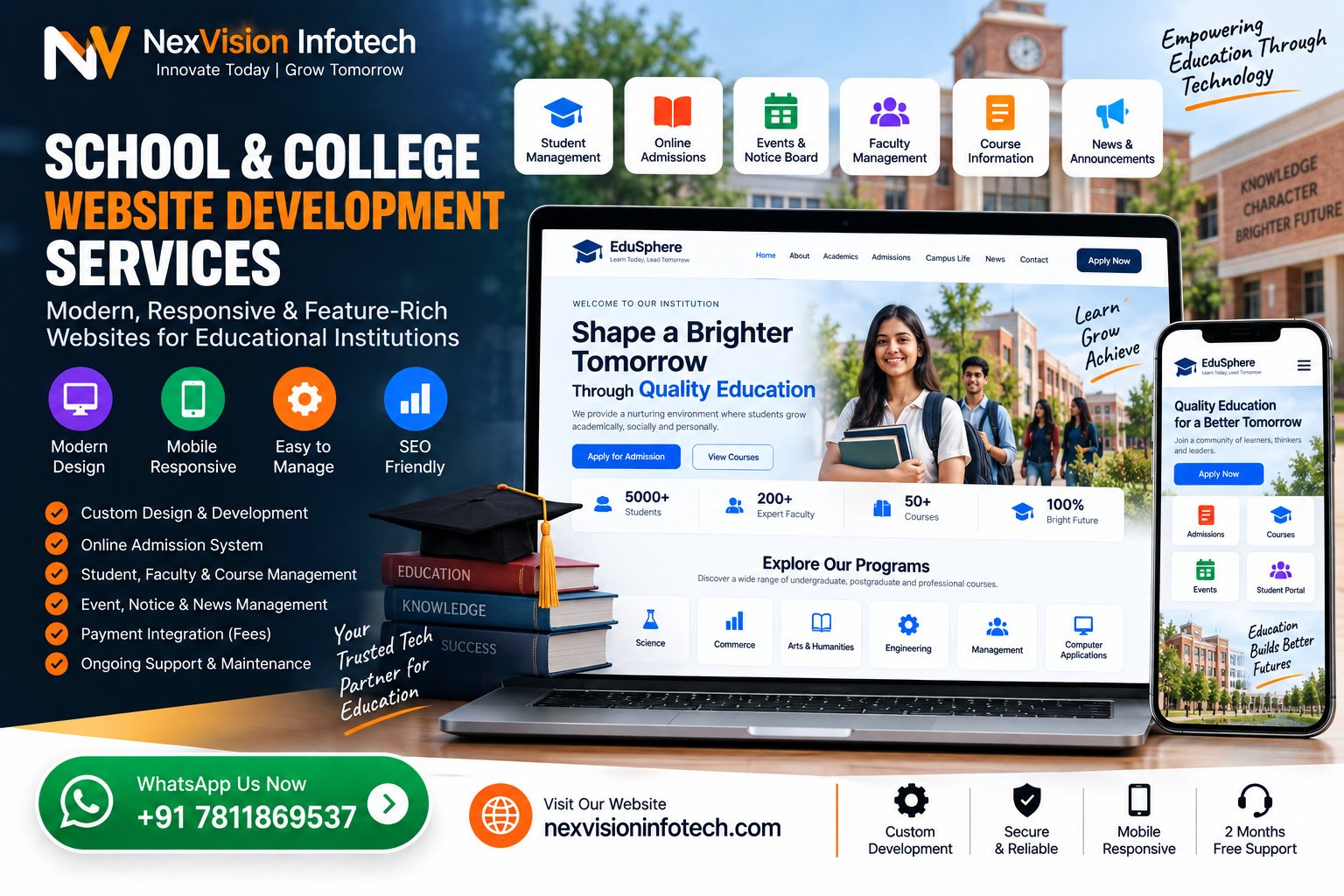 School College Website Development Services